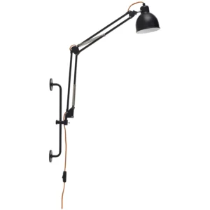 CRICKET MATT BLACK WALL LAMP