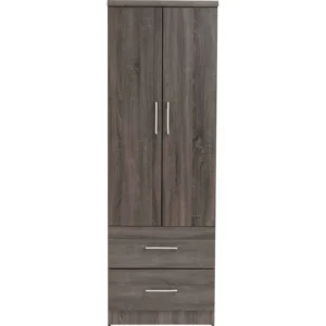 DUBLIN 2 DOOR WARDROBE SONOMA DARK