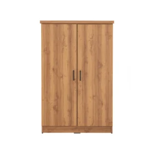 DUBLIN 2 DOOR LOW WARDROBE NATURAL OAK