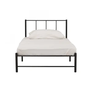 CALLON SINGLE BED WITH 1900MM SIDE RAIL BLACK