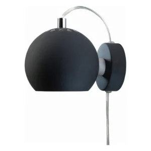 SLUG MATT BLACK WALL LAMP (CE)