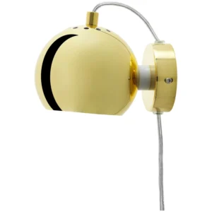 SLUG GLOSSY BRASS WALL LAMP (CE)
