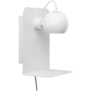 SLUG MATT WHITE WALL LAMP WITH USB (CCC)