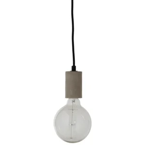 FIREFLY PENDANT LAMP IN CONCRETE BASE WITH DIA125 LIGHT BULB (CCC)