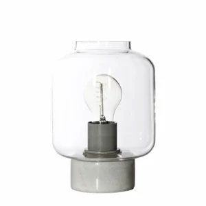 AVIS MARBLE BASE TABLE LAMP WITH DIA60 LIGHT BULB (CCC)
