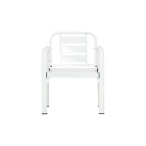 HAMIDA 1 SEATER BENCH WHITE