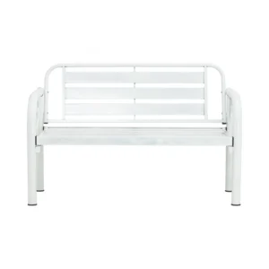 HAMIDA 2 SEATER BENCH WHITE