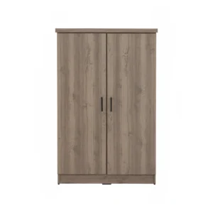 DUBLIN 2 DOOR LOW WARDROBE DARK OAK