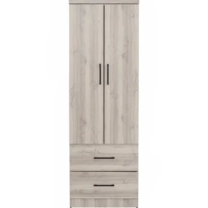 DUBLIN 2 DOOR WARDROBE LIGHT OAK