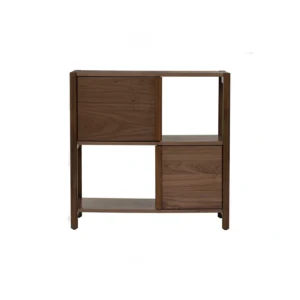 HOLSTEN 0.85M BOOKCASE WITH 2 DOOR 113 (P2 BOARD)