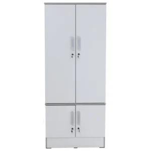 NAOMI 4 DOOR WARDROBE WHITE
