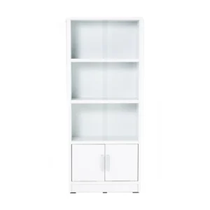 HAVIR FILE CABINET WITH GLASS DOOR WHITE