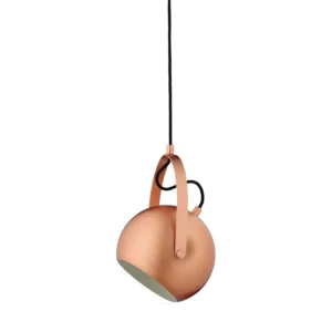 SLUG GLOSSY COPPER HANDLE PENDANT LAMP (CCC)