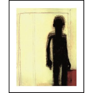 SEMI ABSTRACT PAINTING III WITH THIN FRAME