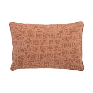 600X400 RECTANGLE CUSHION IN ORANGE COLOUR (#