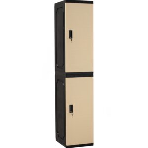 OPTIMUS TWO TIER LOCKER BEIGE/BLACK