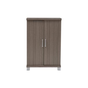 COLUMBUS 2 DOOR SHOE CABINET GREY BEECHWOOD