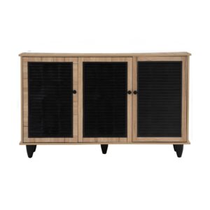ALMO 3 DOOR SHOE CABINET SONOMA OAK