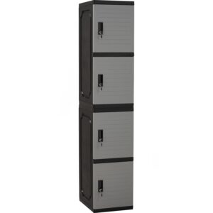 OPTIMUS FOUR TIER LOCKER GREY/BLACK