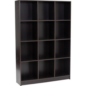 ECO 12 COMPARTMENT FILE CABINET LIGHT CAPPUCCINO