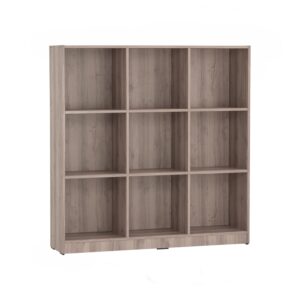 ECO 9 COMPARTMENT FILE CABINET DARK OAK