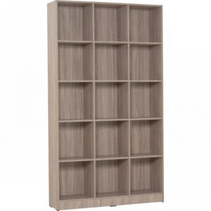 ECO 15 COMPARTMENT FILE CABINET DARK OAK