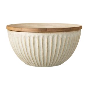 DIA210 BOWL WITH LID IN NATURE COLOUR (#)