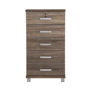NAOMI 5 DRAWER DRESSER SONOMA DARK