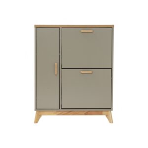 LOGOS SHOE CABINET OAK/GREY